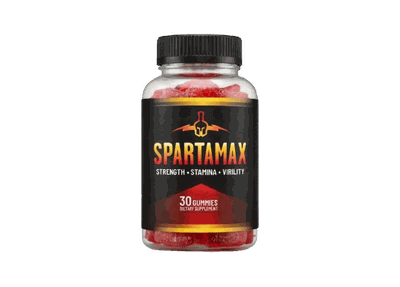 Spartamax single bottle — 30 gummies, strength, stamina and virility dietary supplement for men
