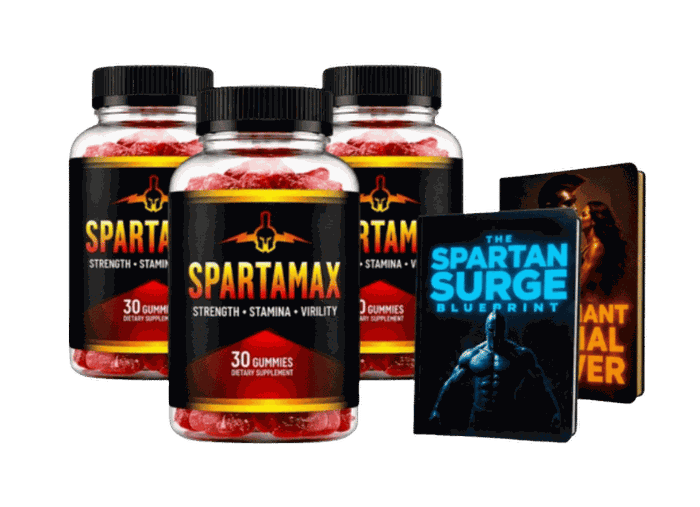 Spartamax three bottle package with 2 free bonus guides and free US shipping