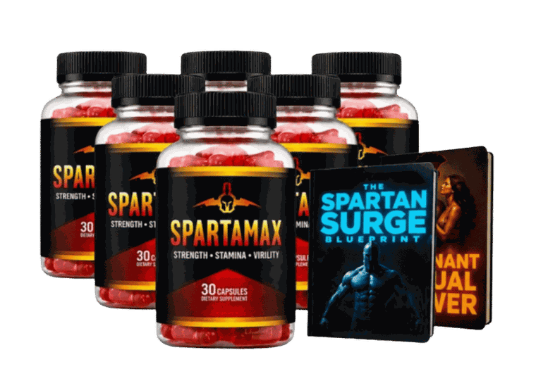 Spartamax six bottle best value package with 2 free bonus guides and free US shipping